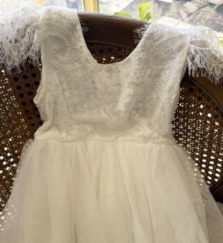 Blossom In Ivory White ~ Flower Girl Or Party Girl Dress, 8 of 8