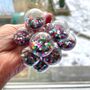Sequin Star Baubles Pack Of 12, thumbnail 3 of 3