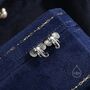 Elephant Stud Earrings In Sterling Silver, thumbnail 4 of 11