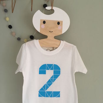 2nd Birthday T Shirt Numbers 1st To 7th, 3 of 4