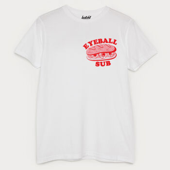 Eyeball Sub Men's Slogan T Shirt, 2 of 4