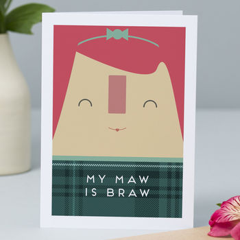 'My Maw Is Braw' Card, 4 of 10