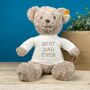 Father’s Day ‘Best Dad Ever’ Steiff Large Honey Bear, thumbnail 1 of 5