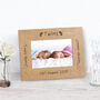 Personalised Twins Wood Picture Frame, thumbnail 1 of 2