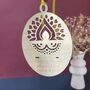 Personalised Wooden Diya Diwali Card, thumbnail 5 of 8