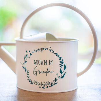 Personalised Wreath Design Watering Can, 2 of 5