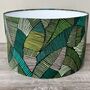 Jadeite Green Geometric Drum Lampshades, thumbnail 4 of 10