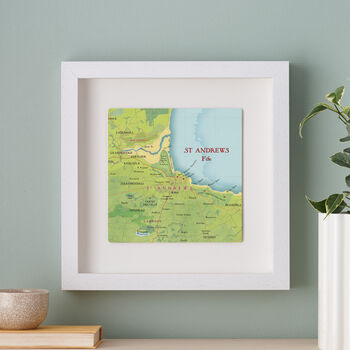 Personalised St Andrews Map Print Wall Art, 2 of 5