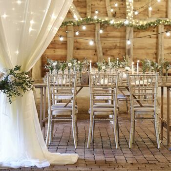 Barn Wedding Centrepiece Wooden Tray With Six Vases, 2 of 4