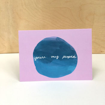 You're My People Card, 3 of 5