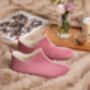 Snugtoes Light Weight Pixie Boot Slippers For Women Pink, thumbnail 3 of 5