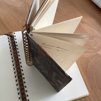 'The Making Of Teddy' Upcycled Notebook, 2 of 4