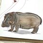 Hippo Happy Valentine's Day Card, thumbnail 3 of 3
