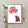 Personalised Poodle Mother's Day Card, thumbnail 2 of 3