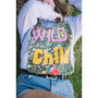 Wild Child Women's Slogan Sweatshirt, thumbnail 3 of 4