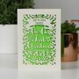 Personalised 'Our First Christmas' Papercut Card, thumbnail 6 of 6