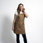 Personalised Leather Apron For Woman, thumbnail 5 of 12