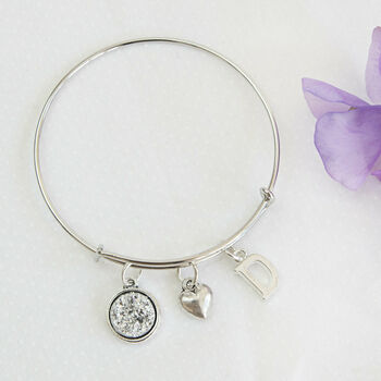 Personalised Thank You Wedding Party Bangle, 3 of 4