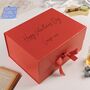 Personalised Luxury Extra Deep A4 Red Gift Box, thumbnail 1 of 6