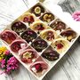 Personalised Rounds Artisan Chocolate Mendiants Box, thumbnail 3 of 9