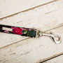 Chelsea Pink Floral Dog Collar And Lead Set, thumbnail 4 of 5