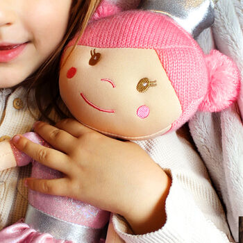 Personalised 'I Belong To' Princess Rag Doll, 2 of 7