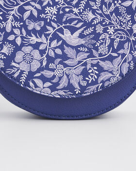 Blue Agnes Floral Saddle Bag, 4 of 8