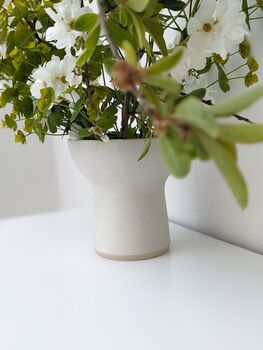 Handmade Ceramic Bulb Shaped Vase, 2 of 2