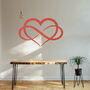Infinity Heart Wooden Art Symbol Of Endless Love, thumbnail 10 of 12