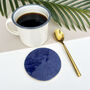 Dark Blue Ceramic Coasters, thumbnail 1 of 8
