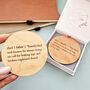 Personalised Wooden Dad Definition Coaster, Fathers Day, thumbnail 4 of 5