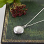 Sterling Silver Round Locket Necklace, thumbnail 4 of 9