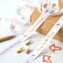 Thank You Teacher 15mm Personalised Printed Ribbon, thumbnail 1 of 6
