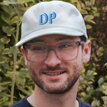 Custom Personalised Embroidered Organic Cotton Cap Gift, 2 of 8