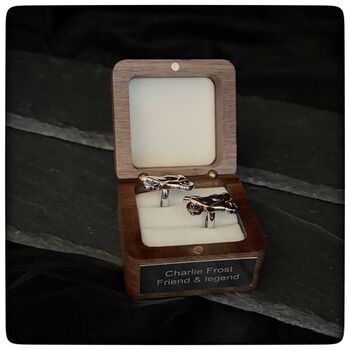 Personalised Two Tone Motorcycle Cufflinks, 8 of 9