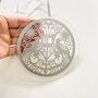 Diamond 60th Wedding Anniversary Hanging Decoration, thumbnail 2 of 12