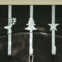 Silver Over Door Christmas Wreath Hanger, thumbnail 1 of 5