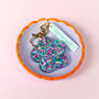 Pink And Blue, Confetti Glitter Keyring, thumbnail 8 of 10