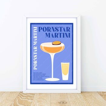 Pornstar Martini Cocktail Print, 7 of 7