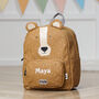 Personalised Trixie Bear Backpack For Nursery, School, Holiday, thumbnail 2 of 7