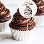 Personalised 'Baked By…' Cupcake Rubber Stamp, thumbnail 3 of 3
