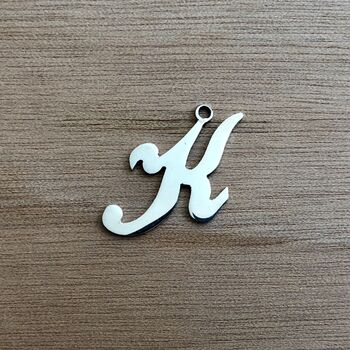 Personalised Mother And Child Silver Initial Necklaces, 10 of 10