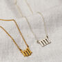 Personalised Sterling Silver Angel Number Necklace, thumbnail 2 of 9