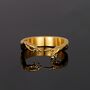 Hand Of God Gold Creation Of Adam Band Ring Mens Ring, thumbnail 5 of 12
