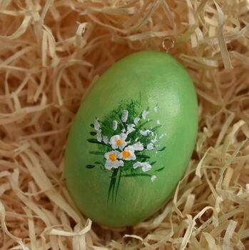 Hand Painted Easter Egg Decoration Daisy, 2 of 5