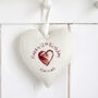 Personalised 21st Birthday Hanging Heart Gift For Her, thumbnail 6 of 10