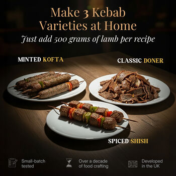 Kebab Making Kit Make Your Own Doner, Shish And Kofte Kebabs, 2 of 7