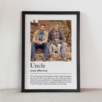 Personalised Uncle Print, Gift For Uncle, 4 of 6
