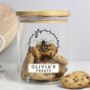 Personalised Bee Storage Jar With Bamboo Lid, thumbnail 2 of 3