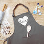 Personalised Heart Apron, thumbnail 1 of 3